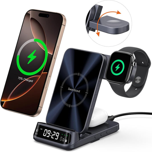 SwanScout Caricatore Wireless Universale – Modello 708A