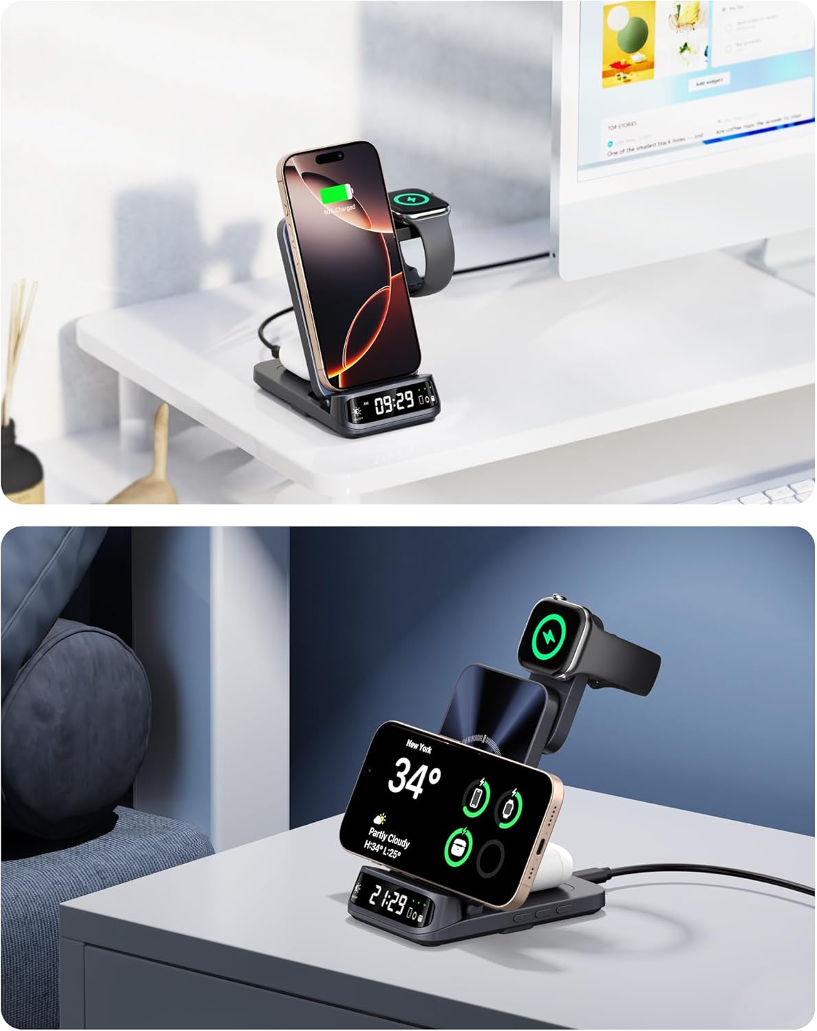 SwanScout Caricatore Wireless Universale – Modello 708A